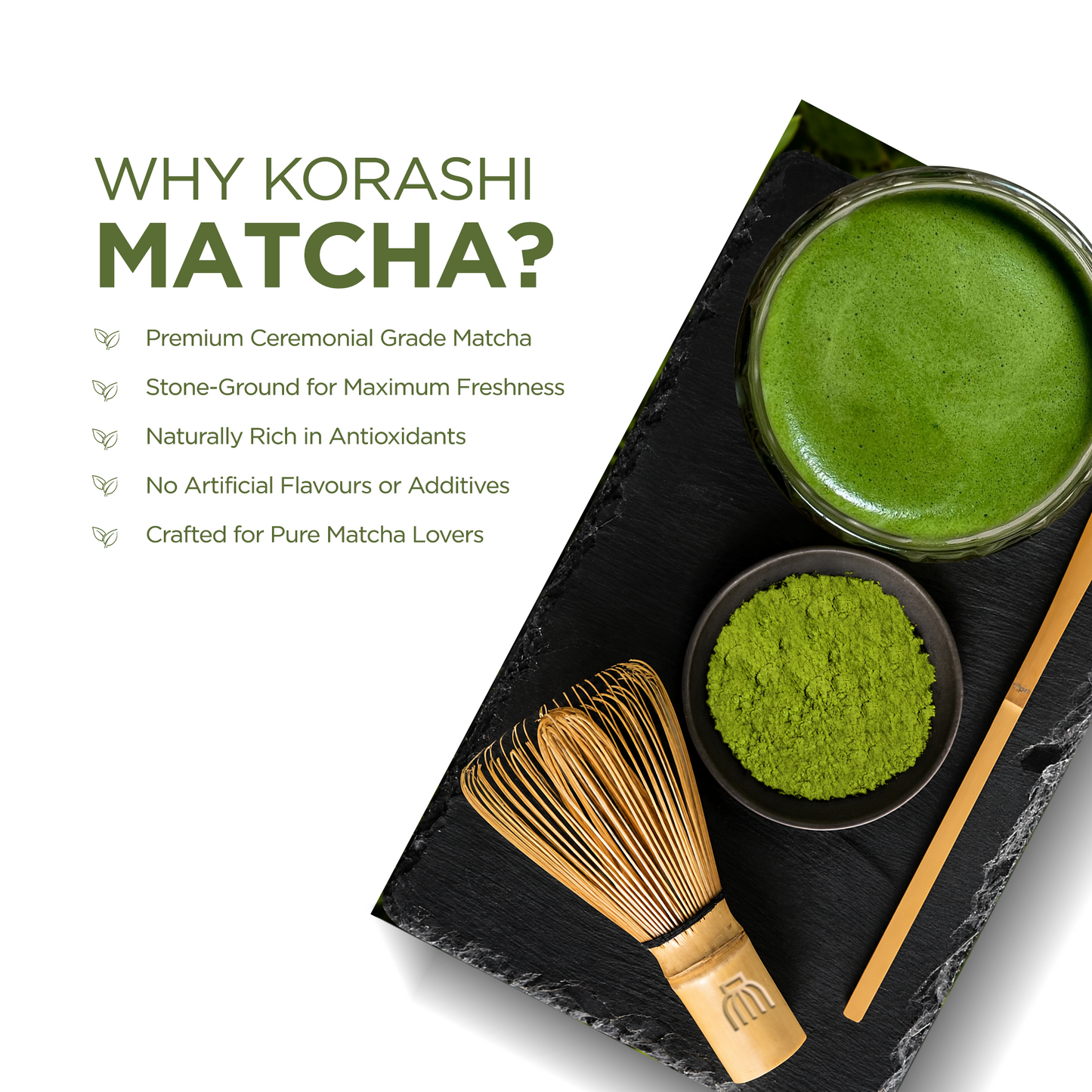Korashi Ceremonial Grade Matcha Powder